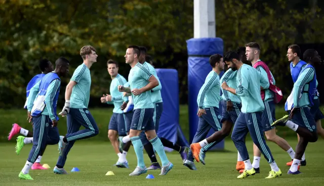 Chelsea training