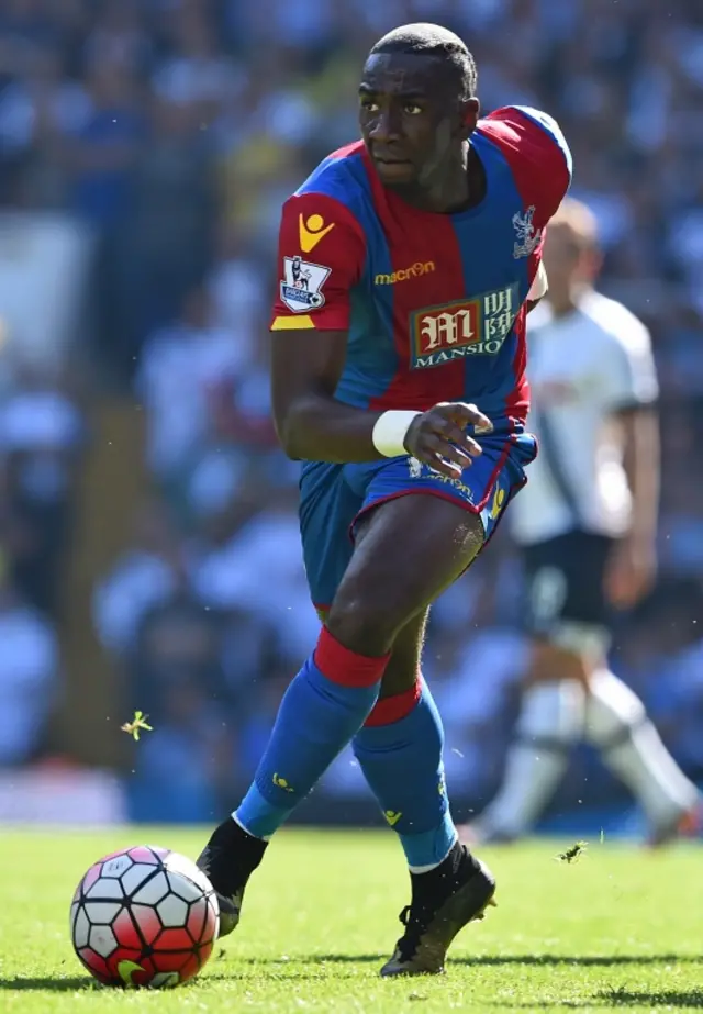 Crystal Palace midfielder Yannick Bolasie