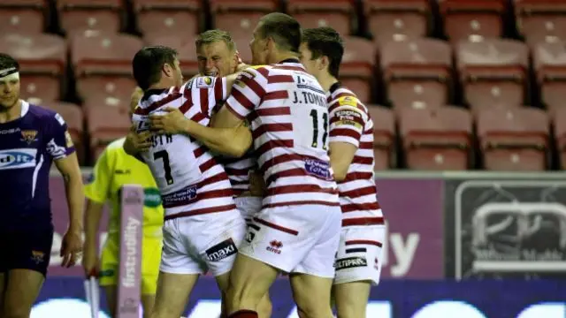 Wigan celebrate