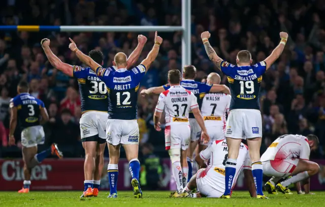 Leeds celebrate win