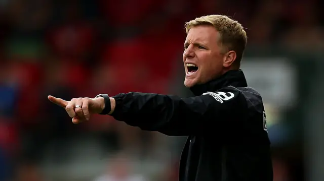 Bournemouth manager Eddie Howe