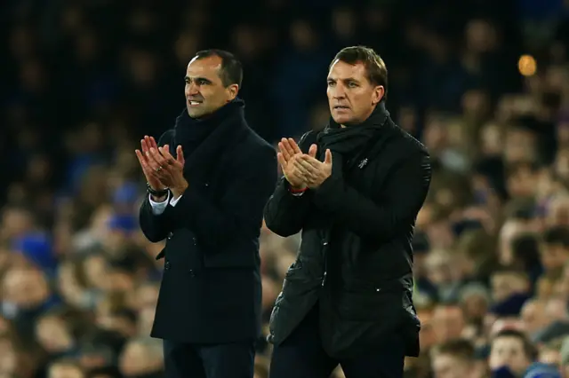 Roberto Martinez and Brendon Rodgers