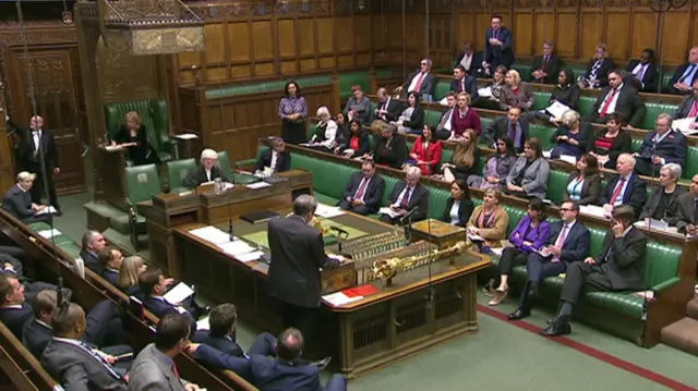 Damian Hinds address the Commons