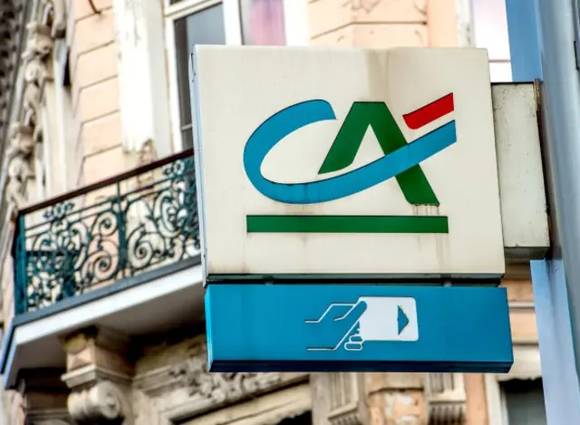 Credit Agricole sign