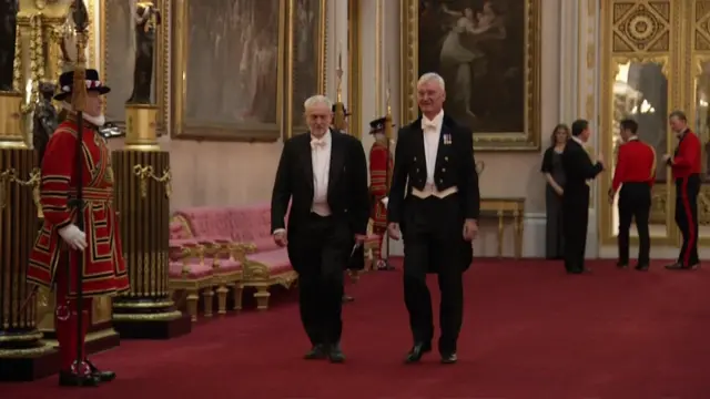 Jeremy Corbyn at State Banquet