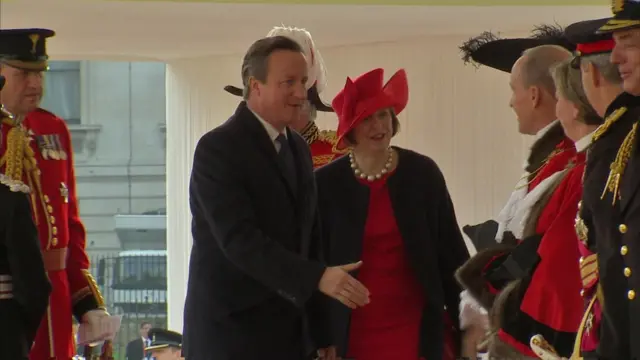 David Cameron and Theresa May