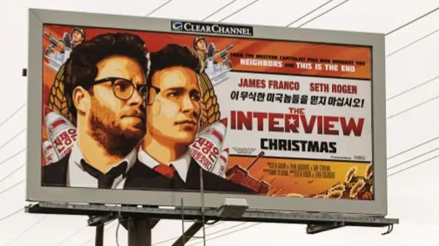 The Interview film billboard