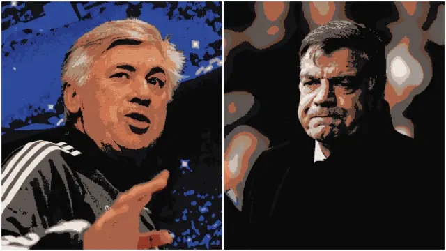 Sam Allardyce and Carlo Ancelotti