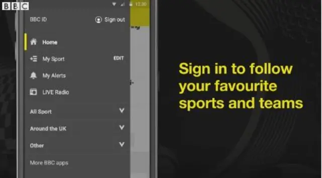 My Sport app