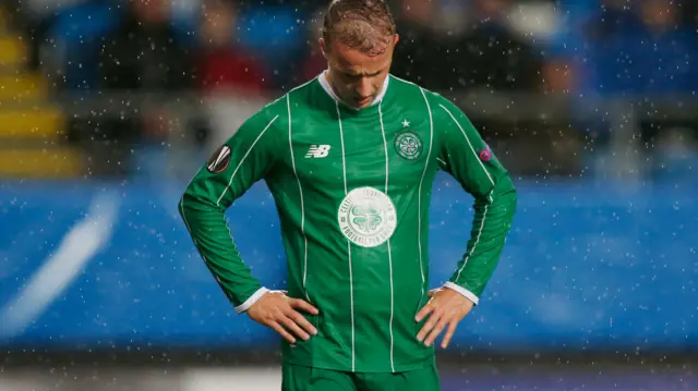 Leigh Griffiths looks dejected