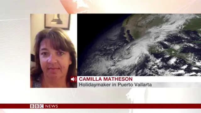 Still image of Carrie Matheson, British tourist in Mexico - 23 October 2015