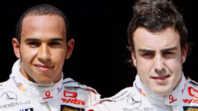 Lewis Hamilton and Fernando Alonso