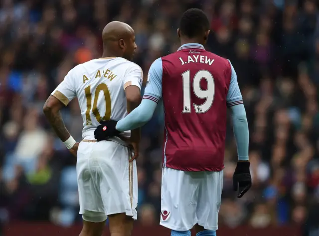 Andrew Ayew and Jordan Ayew