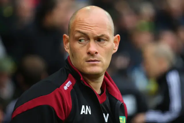 Norwich City manager Alex Neil