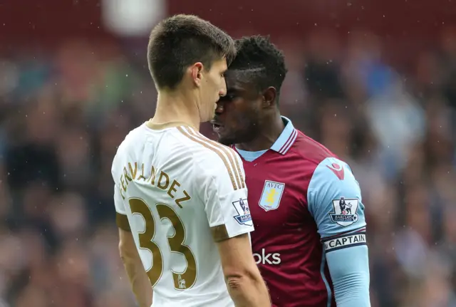 Micah Richards and Federico Fernandez