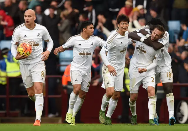 Swansea celebrate