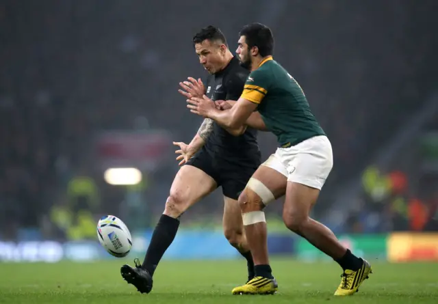 Sonny Bill Williams is tackled