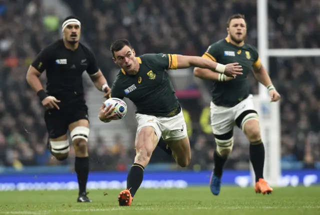 Jesse Kriel of South Africa