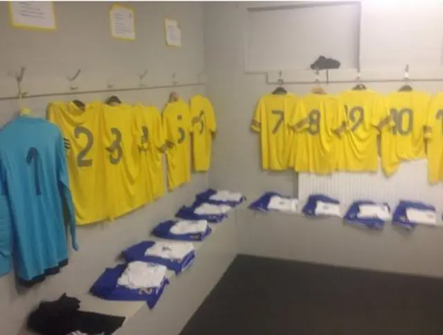 Sporting Khalsa's dressing room