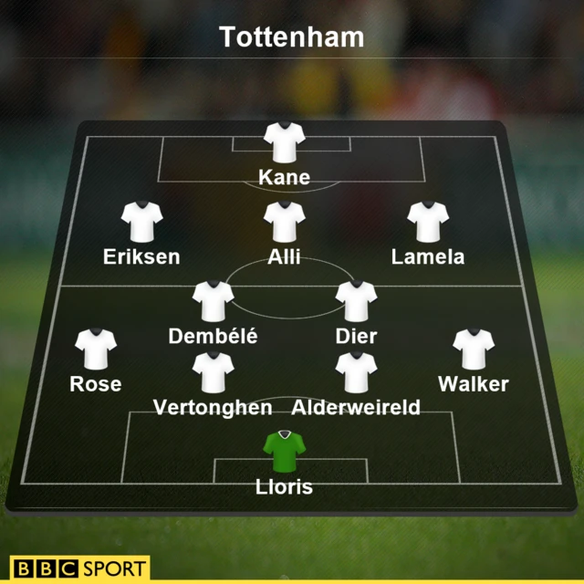 Tottenham team