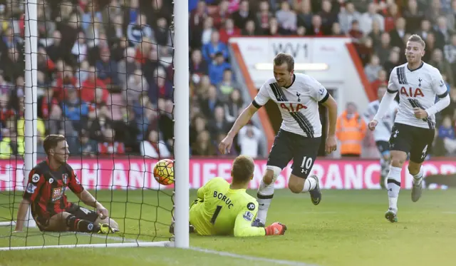 Harry Kane scores for Tottenham