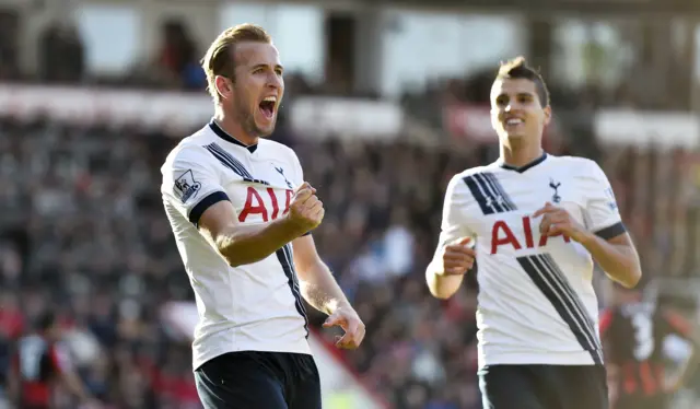 Harry Kane celebrates