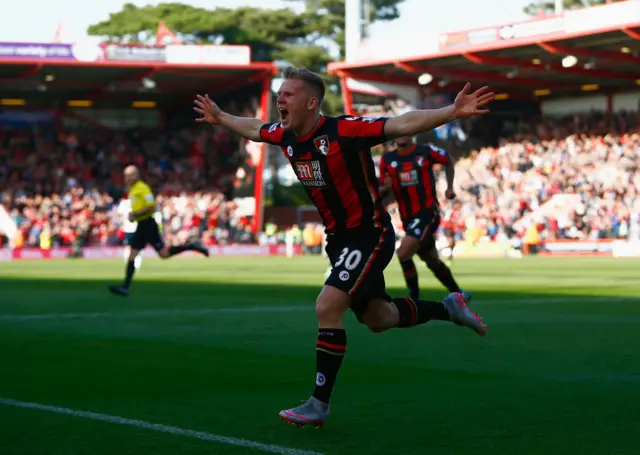 Matt Ritchie celebrates