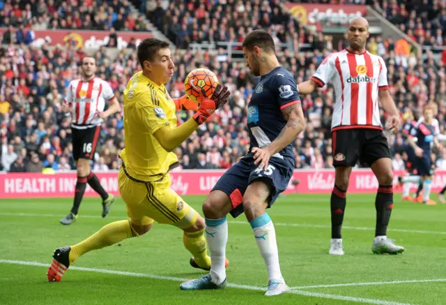 Aleksandar Mitrovic in action