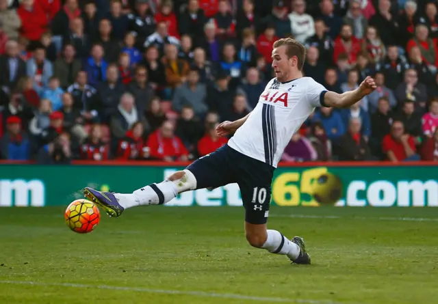 Harry Kane scores for Tottenham