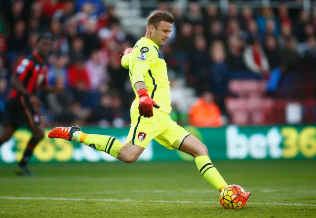 Artur Boruc of Bournemouth