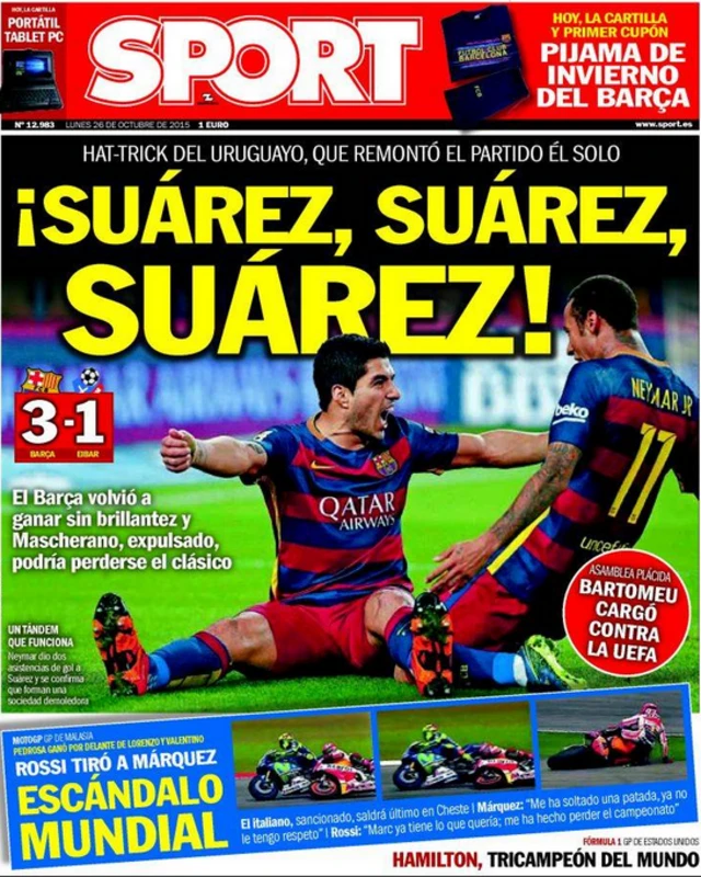 Sport backpage