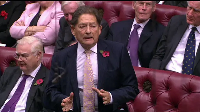 Former Chancellor Lord Lawson