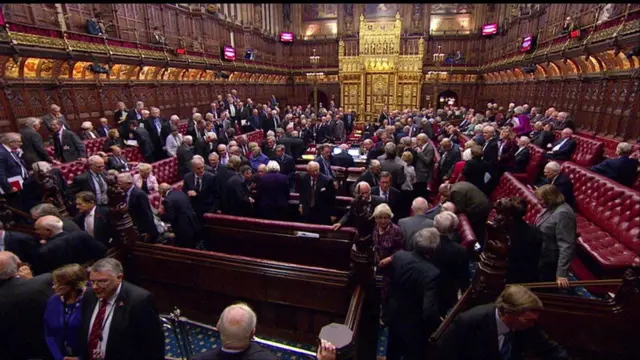 Lords voting