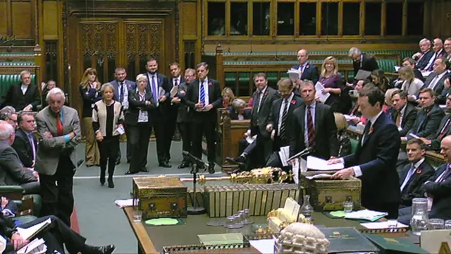 George Osborne at the despatch box