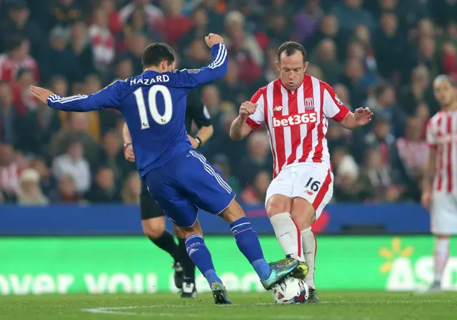 Eden Hazard and Charlie Adam