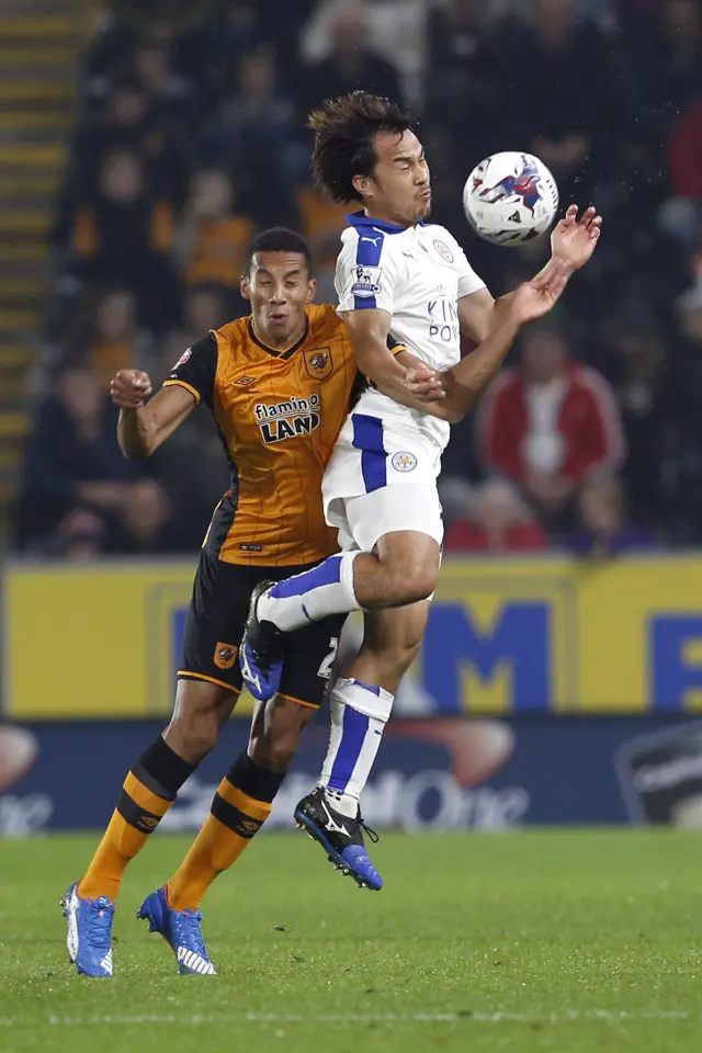 Leicester's Shinji Okazaki