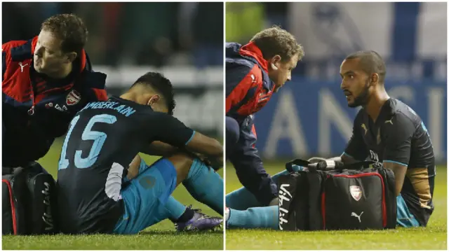 Oxlade-Chamberlain and Theo Walcott