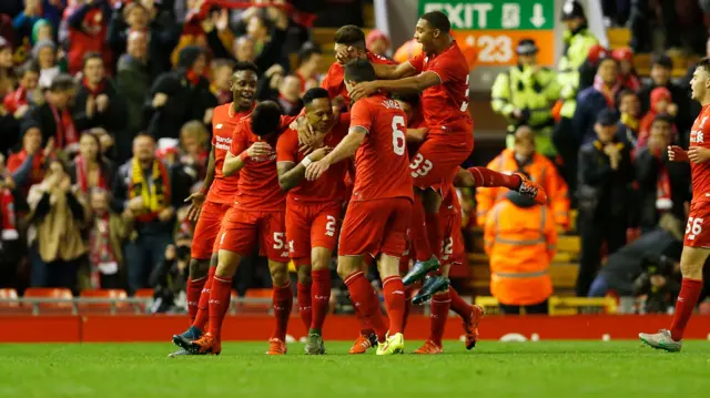 Nathaniel Clyne celebrates