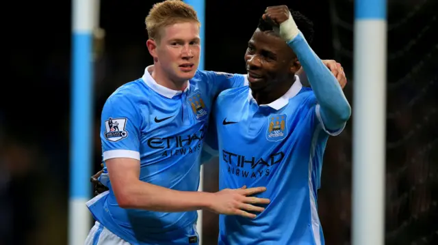 Kevin De Bruyne celebrates