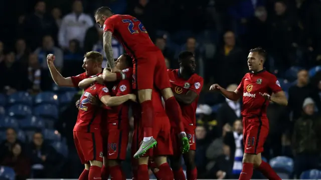 Blackburn celebrate