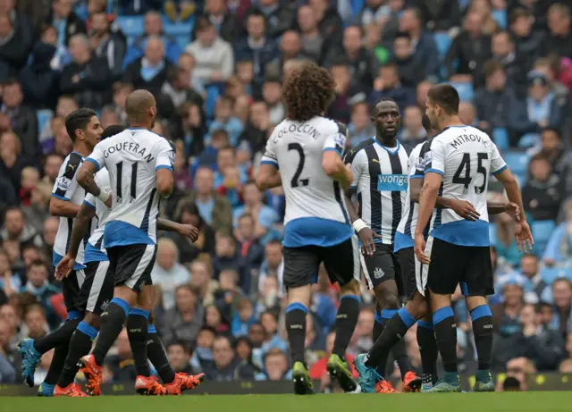 Newcastle celebrate