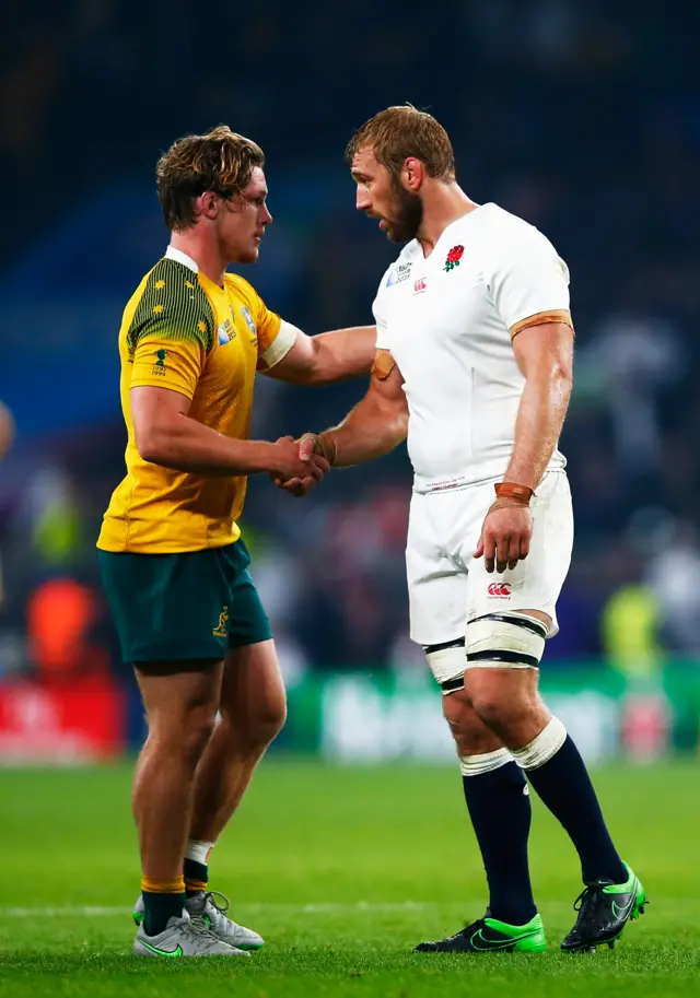 Michael Hooper and Chris Robshaw