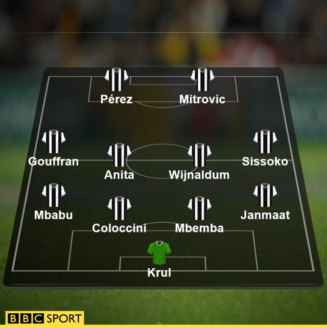 Newcastle line-up