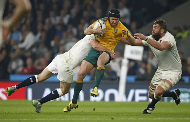 Matt Giteau of Australia