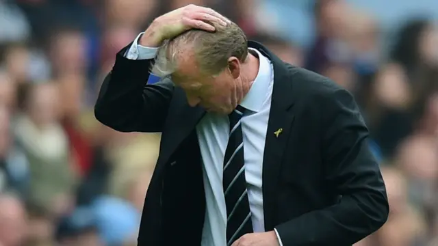 Steve McClaren looks dejected