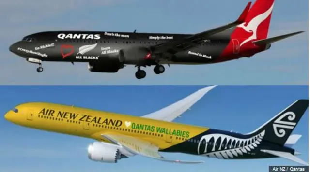 Qantas and Air New Zealand