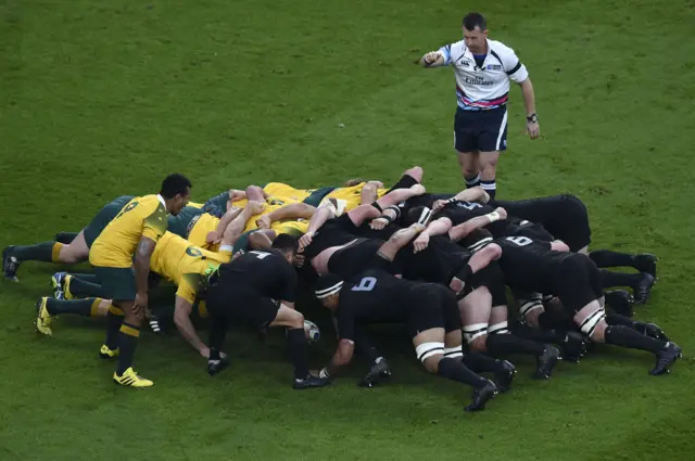 A scrum