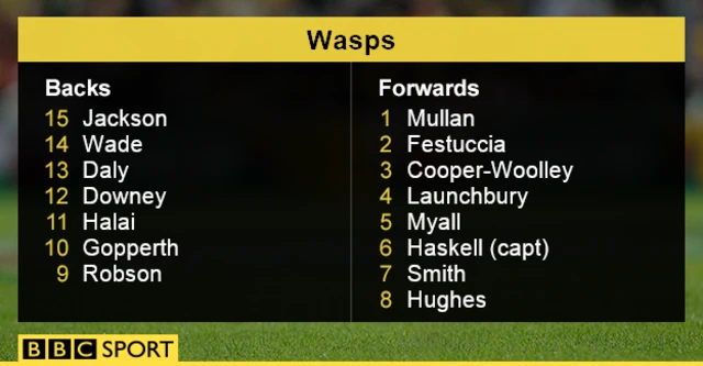 Wasps team