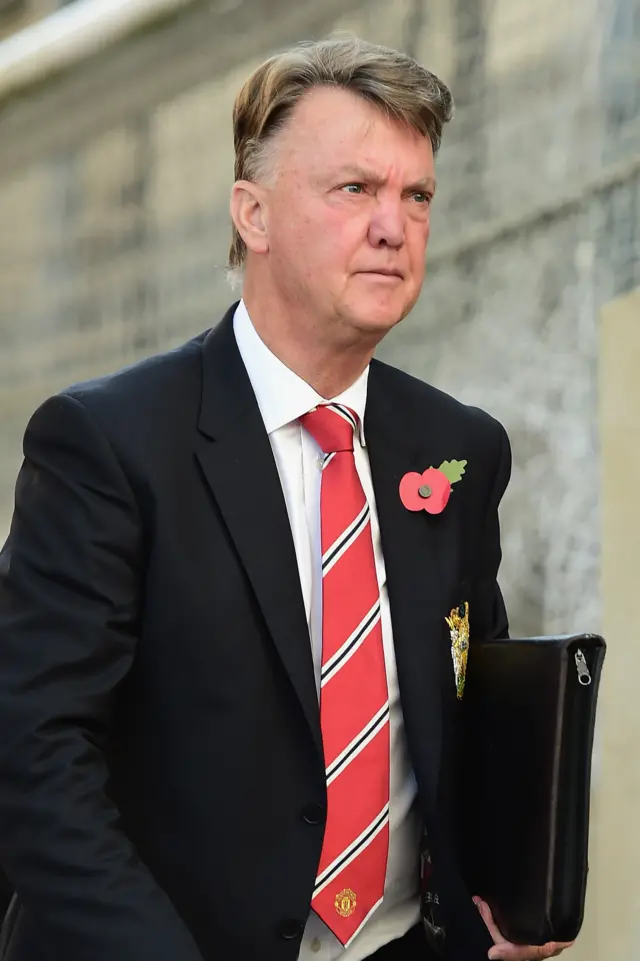 Louis van Gaal ahead of Manchester United's game at Crystal Palace