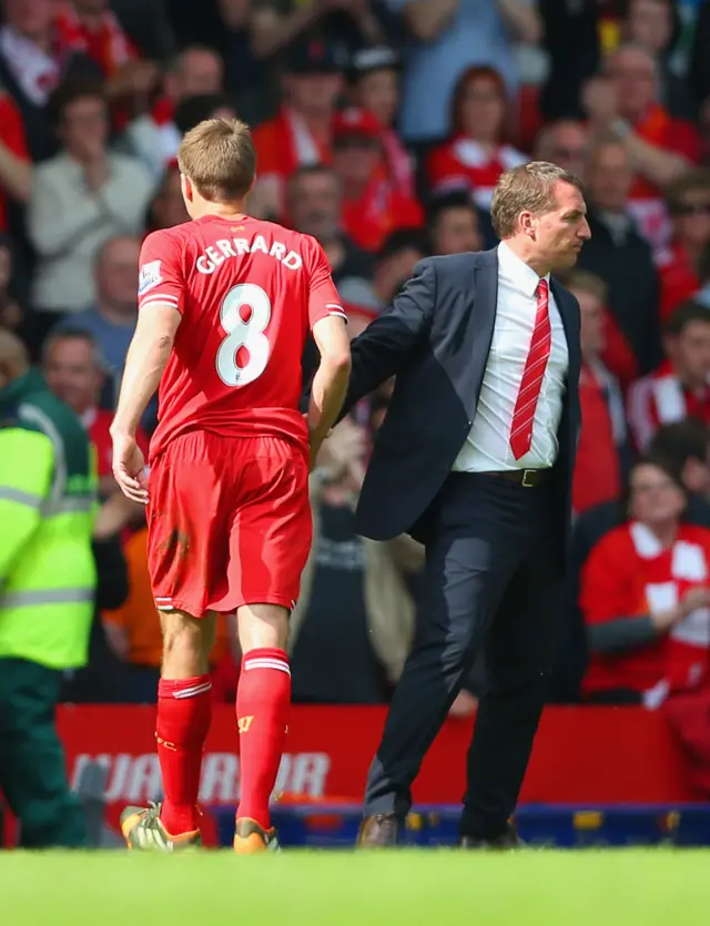 Brendan Rodgers and Steven Gerrard